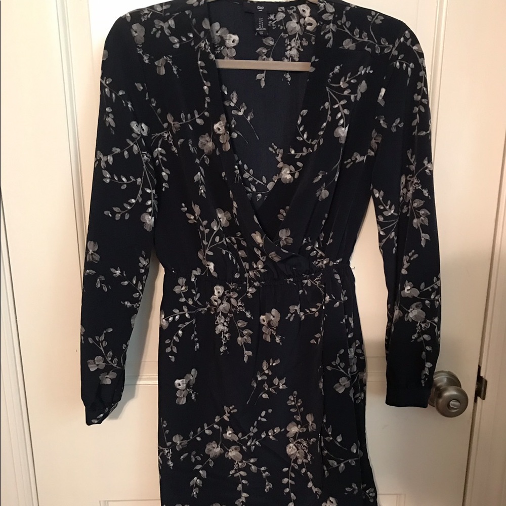 Gap faux wrap dress